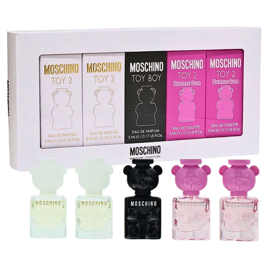 SET MOSCHINO MINIATURE COLLECTION MINI EDP 5MLX5