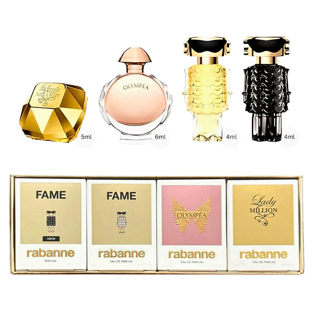 SET PACO RABANNE MINI PERFUMES EDP 6ML, EDP 5ML, EDP 4ML, PARFUM 4ML