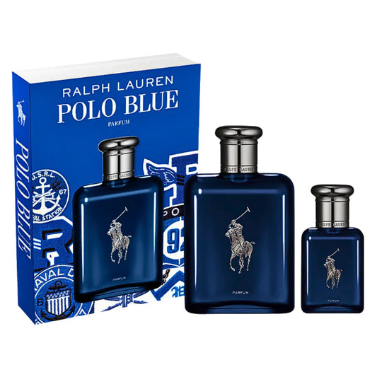 SET RALPH LAUREN POLO BNLUE PARFUM 125ML, MINI PARFUM 40ML