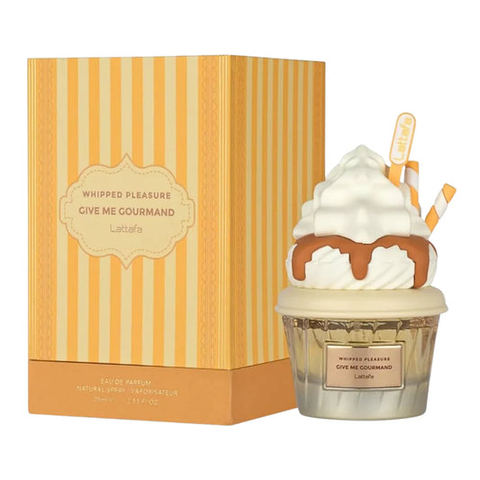 LATTAFA GIVE ME GOURMAND WHIPPED PLEASURE EDP 75ML (M) (DUPE THE HOUSE OF OUD WHAT ABOUT POP EDP)