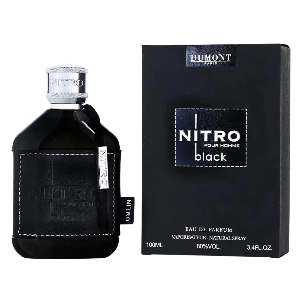 DUMONT NITRO BLACK POUR HOMME EDP 100ML (H) (DUPE CREED AVENTUS EDP)