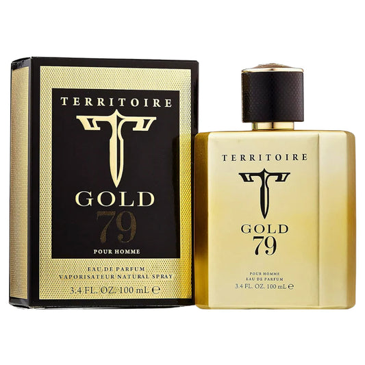 TERRITOIRE GOLD 79 POUR HOMME EDP 100ML (H) (DUPE PACO RABANNE 1 MILLION EDT)