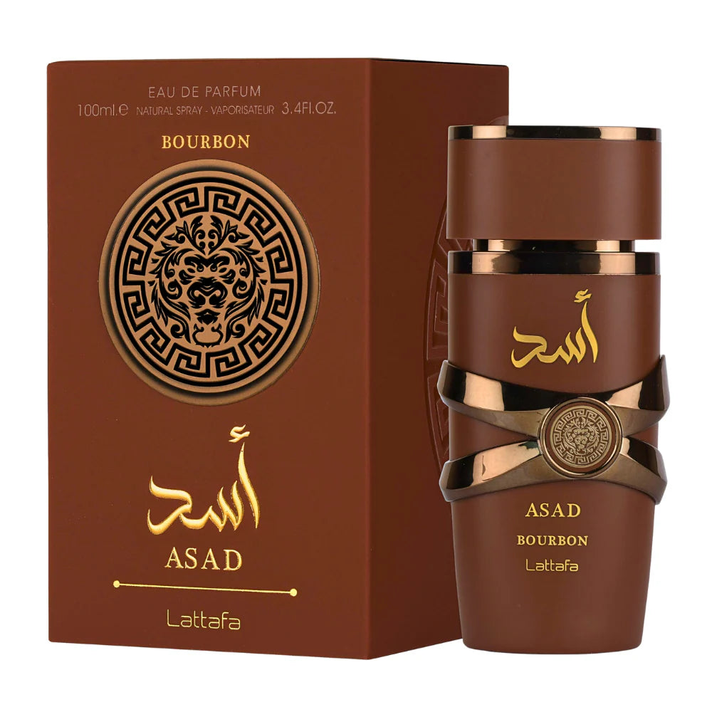 LATTAFA ASAD BOURBON EDP 100ML (H) (DUPE AZZARO THE MOST WANTED EDP)