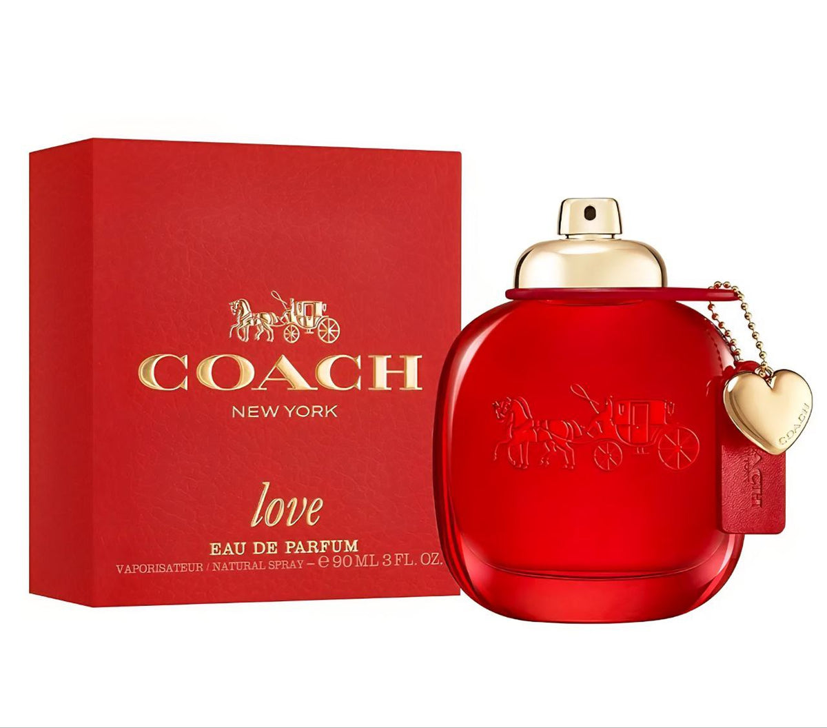 PERFUME ORIGINAL COACH NEW YORK LOVE EAU DE PARFUM 90ML
