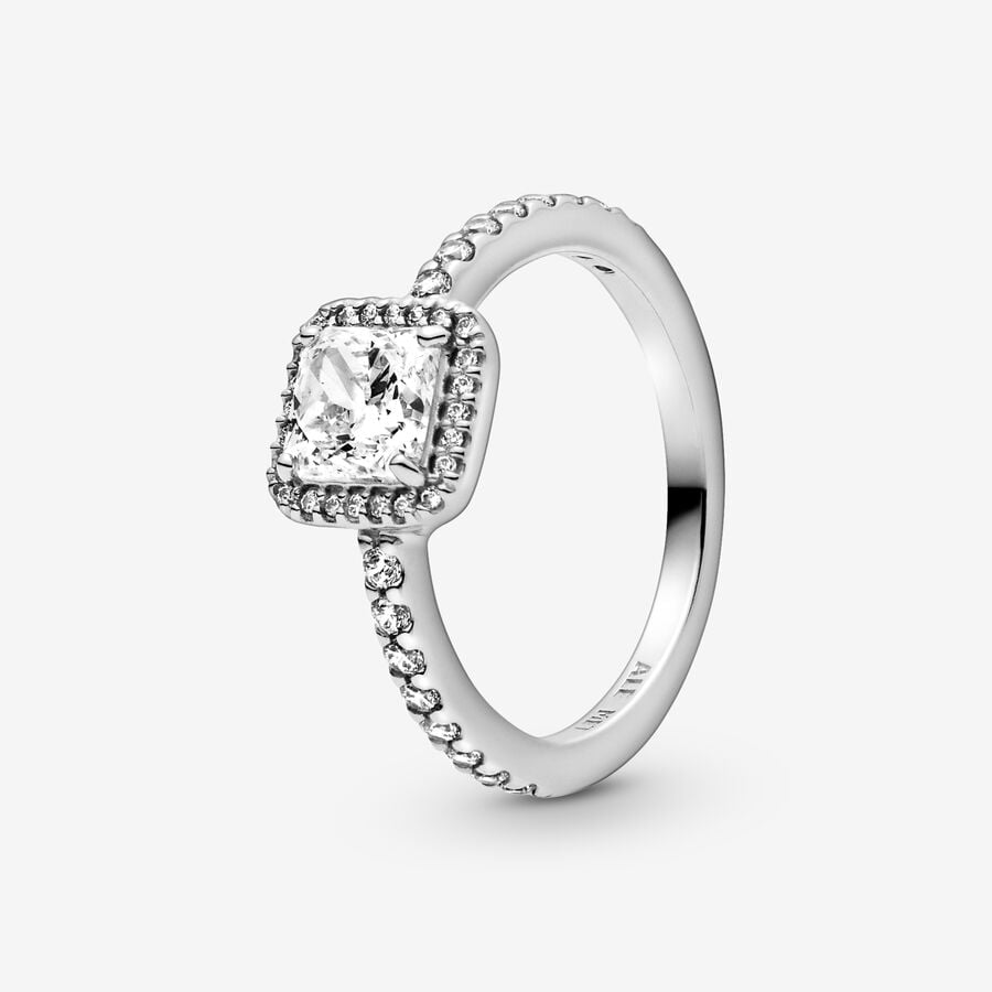 Anillo Pandora Elegante Atemporal Plateado