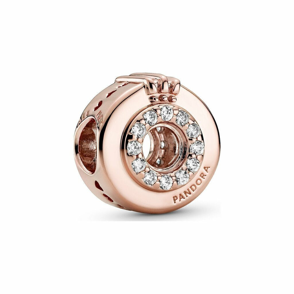 Charm Pandora Tiara Logo Círculo Brillante