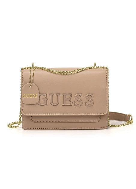 Cartera Guess Cuadrada Beige
