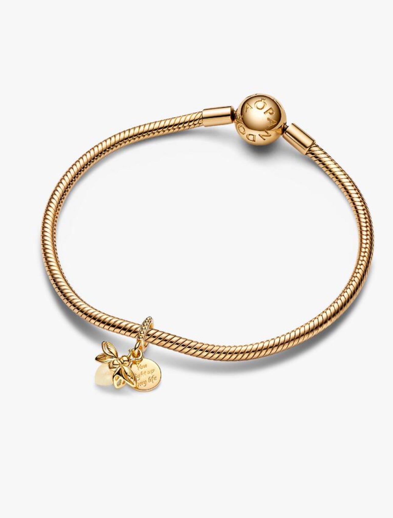 Charm Pandora Colgante Luciérnaga Brillante (Evangeline) Dorado