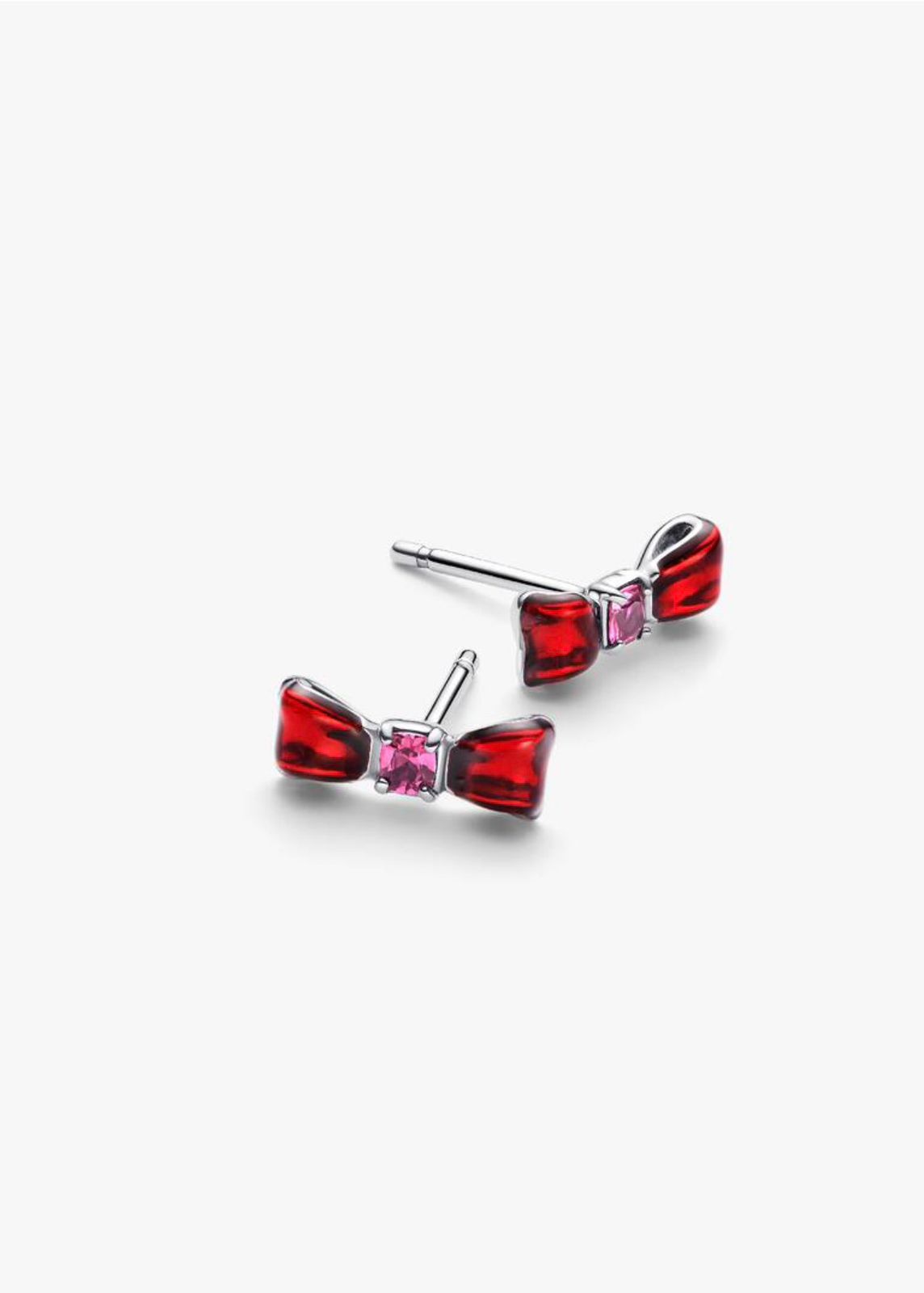 Aretes Pandora Botón Lazo Blancanieves de Disney