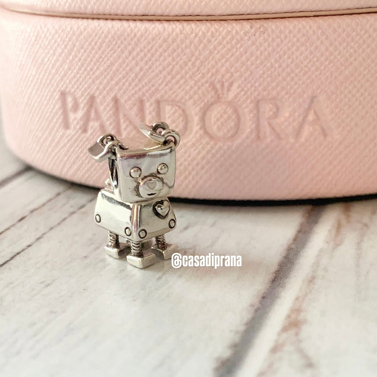 Charm Pandora Perro Robot