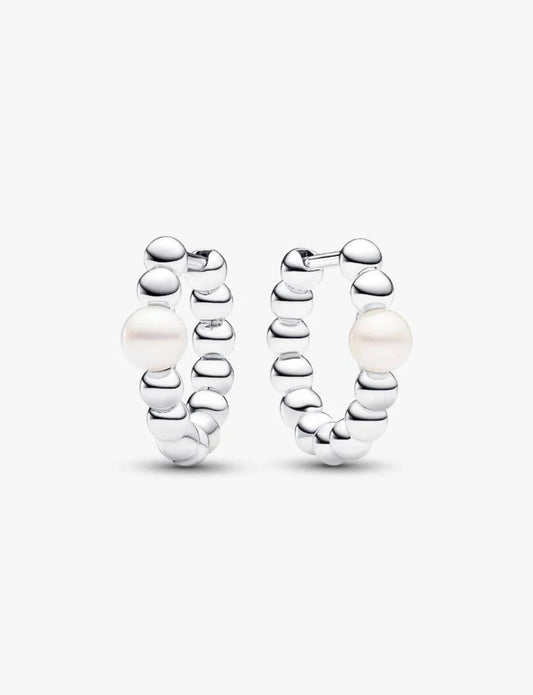 Argollas Pandora de perlas cultivadas de agua dulce