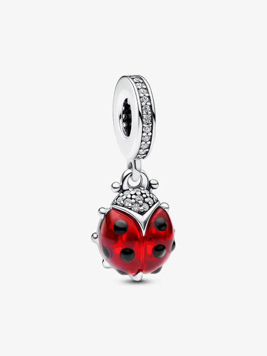 Charm Pandora Colgante Mariquita Roja