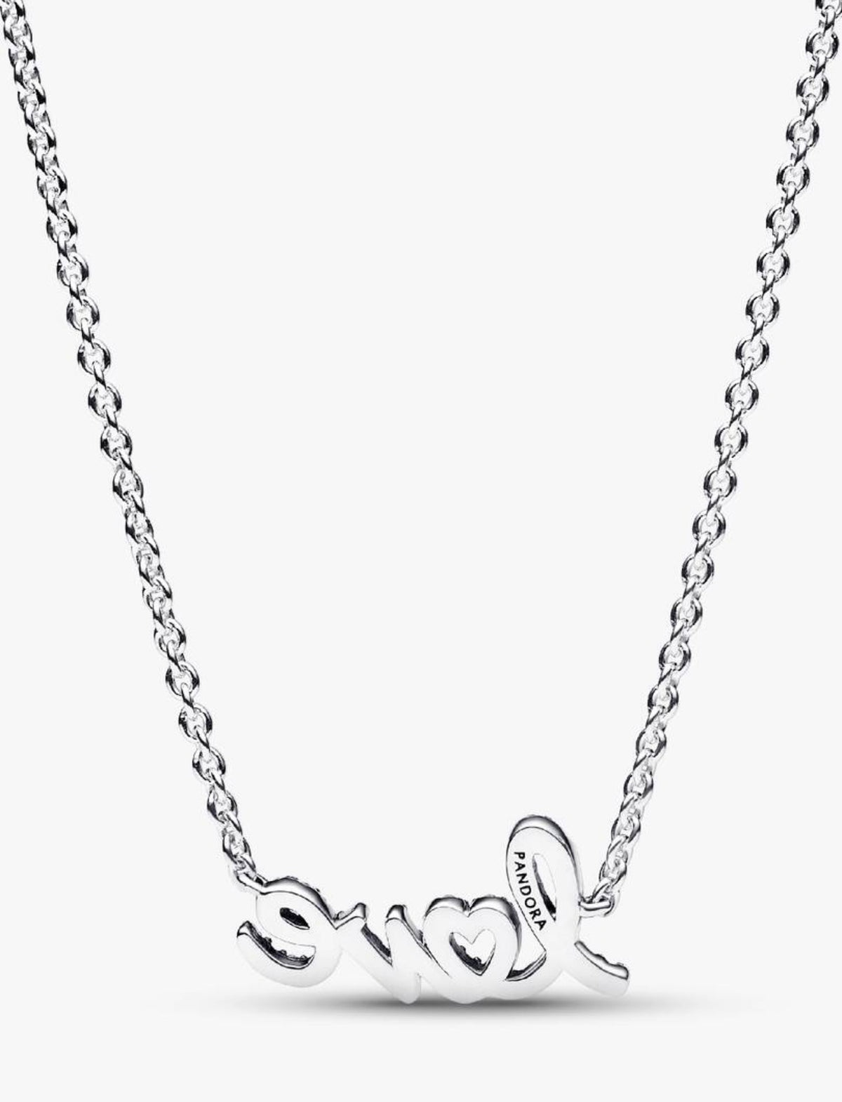 Collar Pandora Love Escrito a Mano Brillante