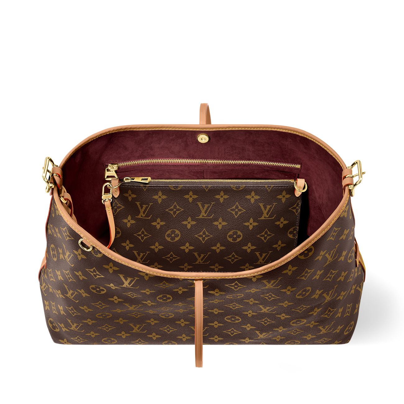 Cartera LOUIS VUITTON Incluye Bolsa De Mano CarryAll MM Calidad Alta