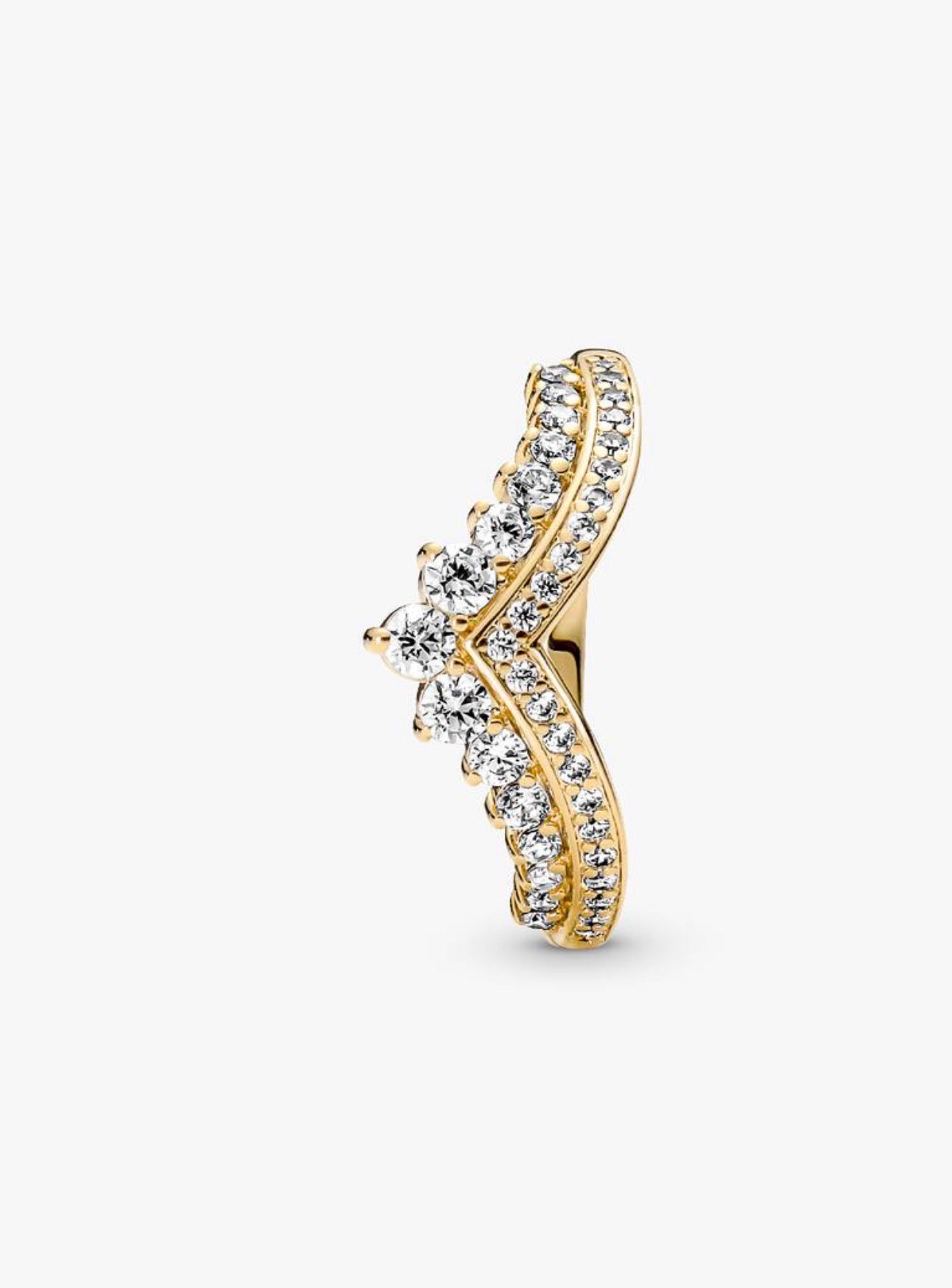Anillo Pandora Tiara Deseo Dorado
