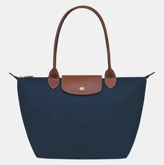 Cartera Longchamp Le Pliage Azul M