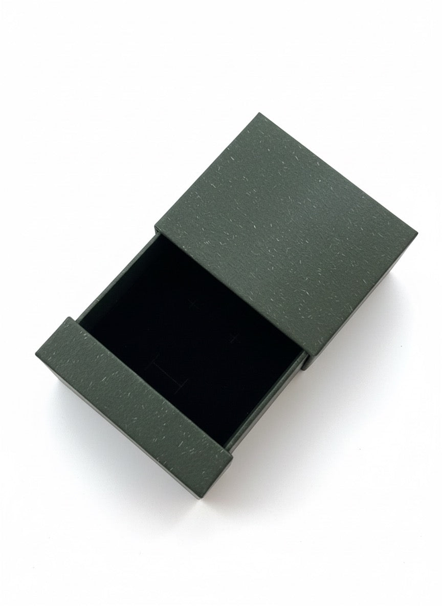 Caja de Regalo Verde Grande Estilo Van Cleef