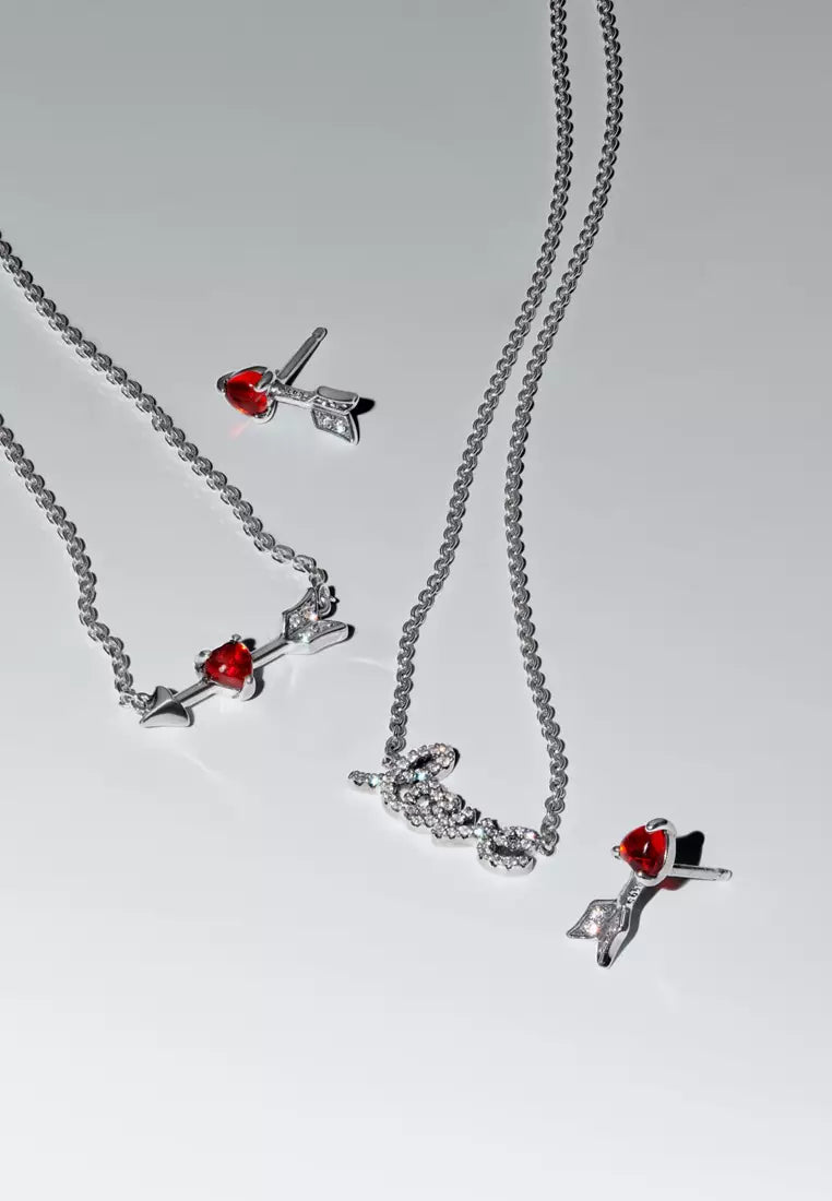 Set De Regalo Pandora Corazón Rojo con Flechas