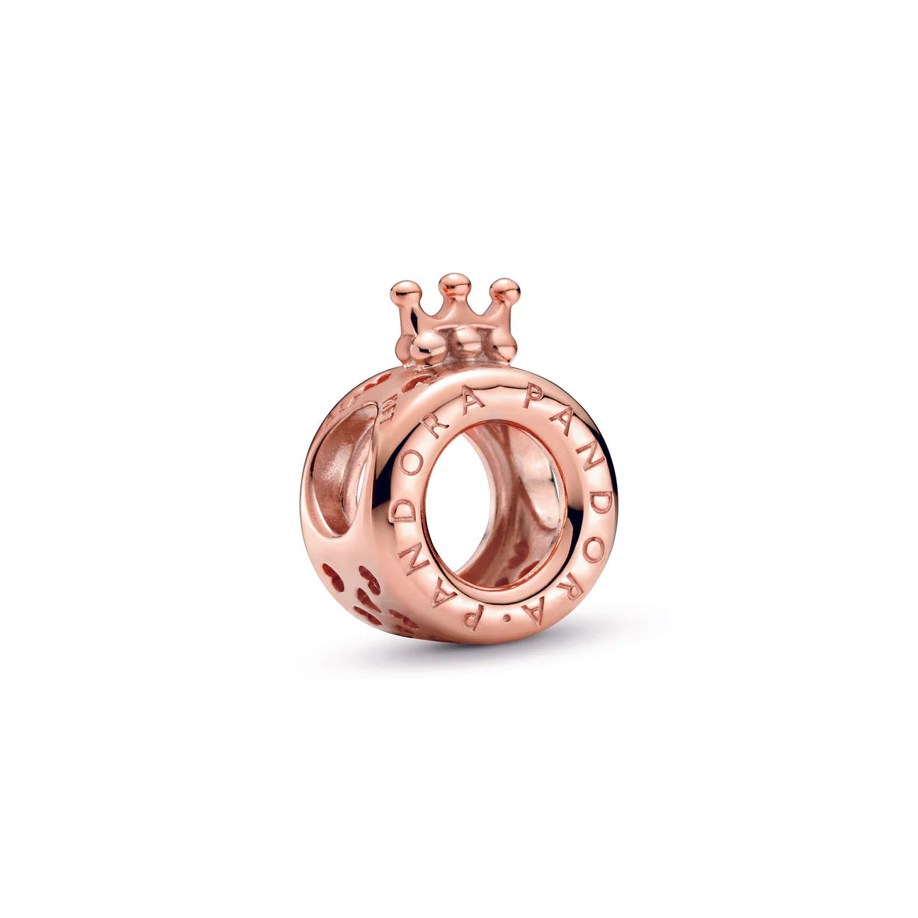 Charm Pandora Tiara Logo En Rose Gold