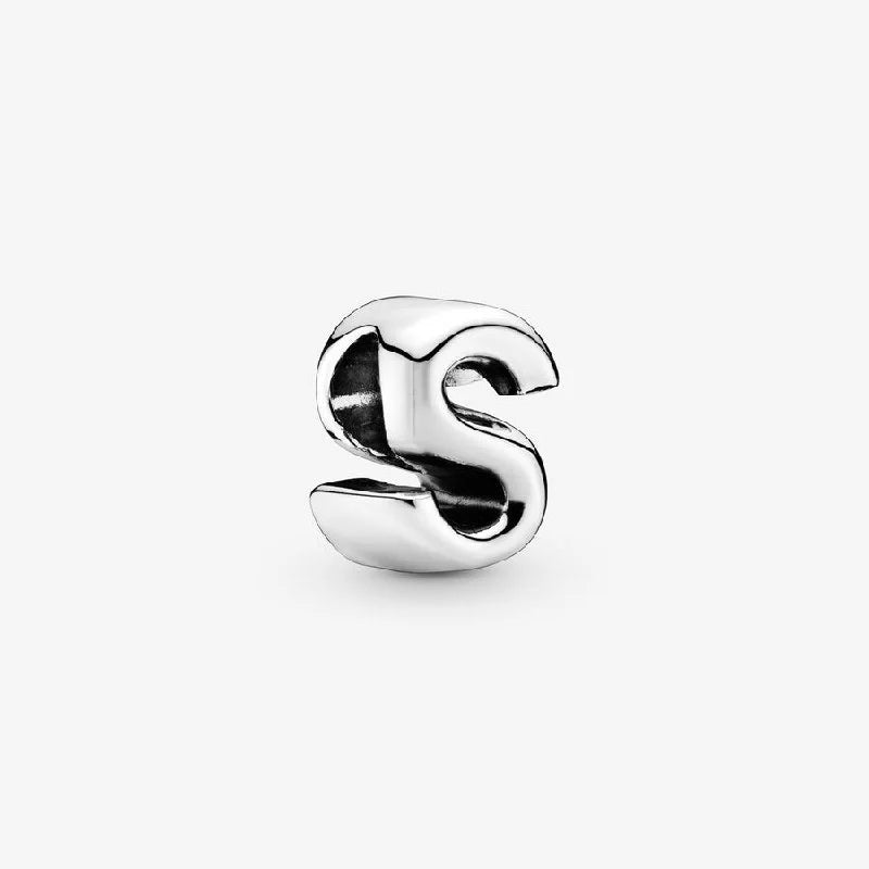 Charm Pandora Inicial De el Abecedario de A - Z Estilo Globo