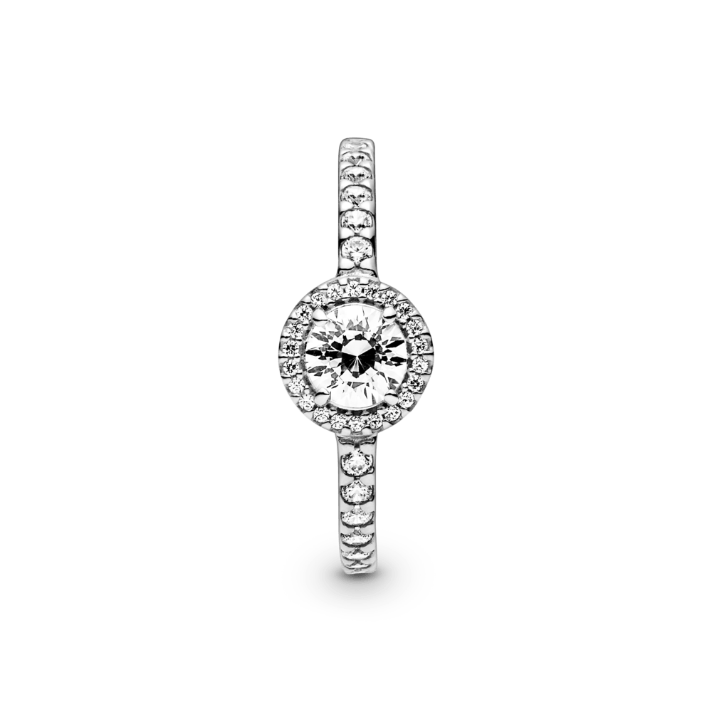 Anillo Pandora Elegancia Clásica Circular