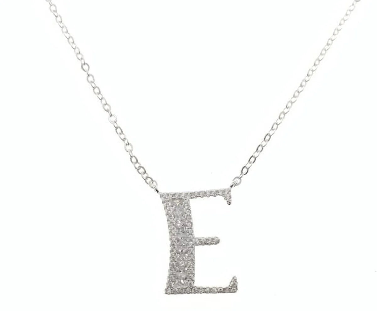 Collar De Inicial Brillante