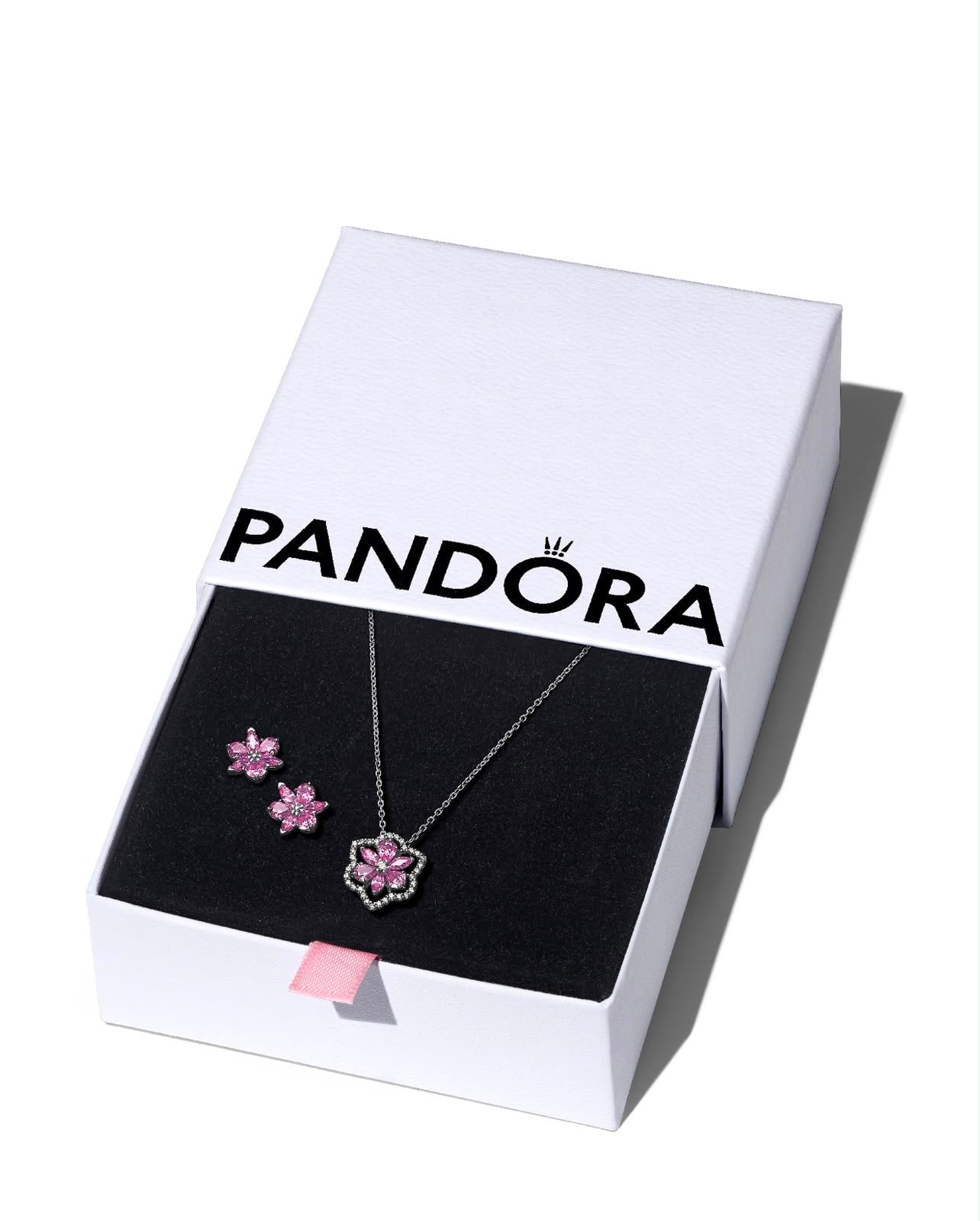 Set De Regalo Pandora Herbario Rosado Brillante