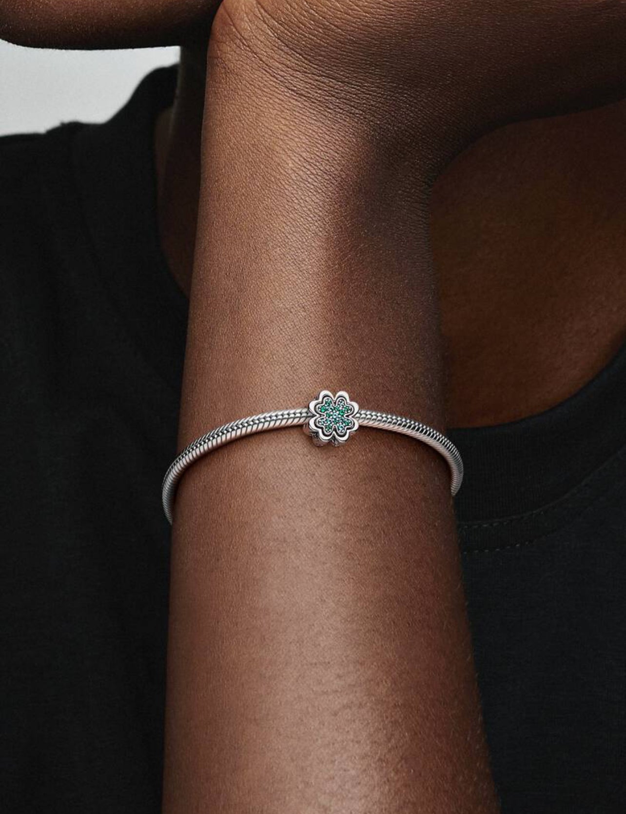 Charm Pandora Divisible Trébol De Cuatro Hojas