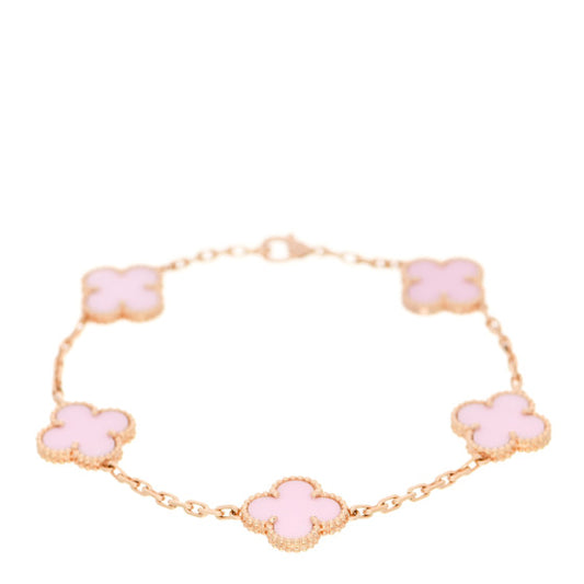 Pulsera Van Cleef Vintage Alhambra Rosa