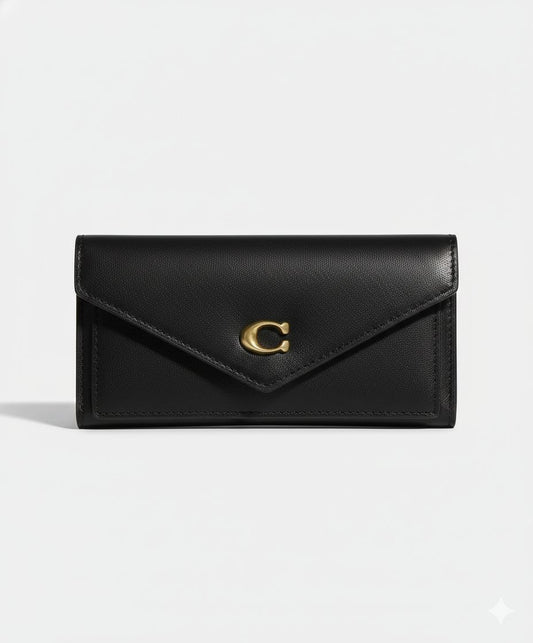 Monedero Coach Negro Para Mujer Calidad Alta