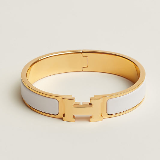 Brazalete Hermès Blanco Clic H