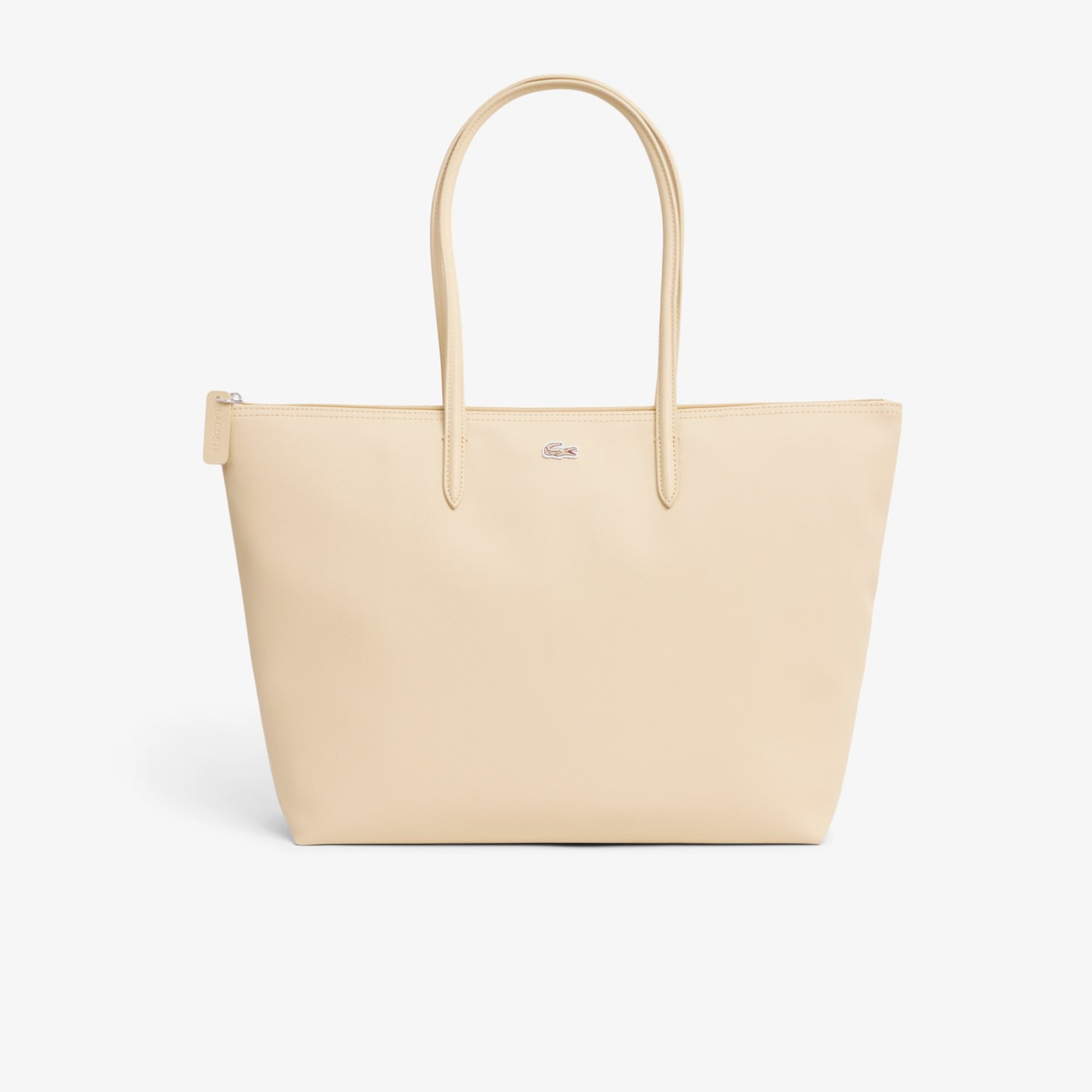 Cartera Lacoste tote grande L.12.12 Beige Claro