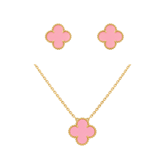 Set Van Cleef Vintage Alhambra Rosa