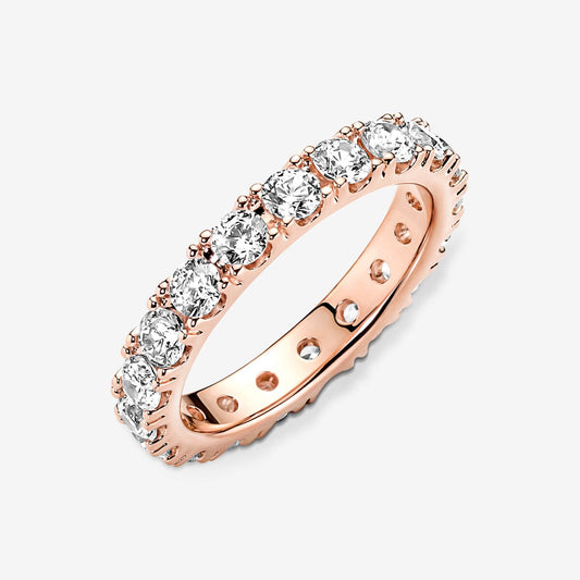 Anillo Pandora Eternity Brillante Rose Gold