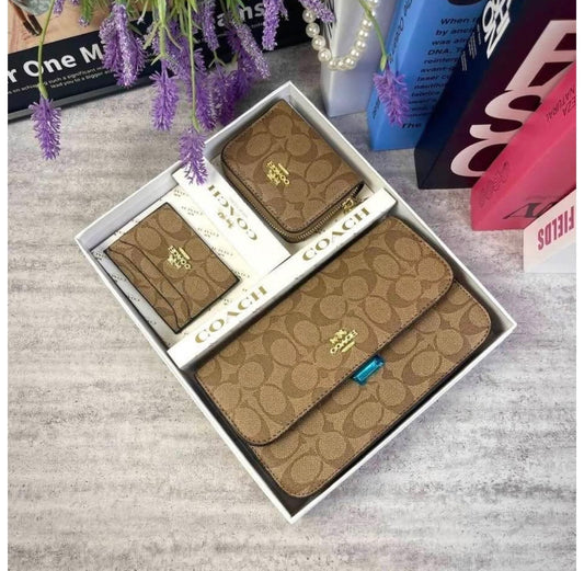 Set Coach De 3 Piezas Tapy Café