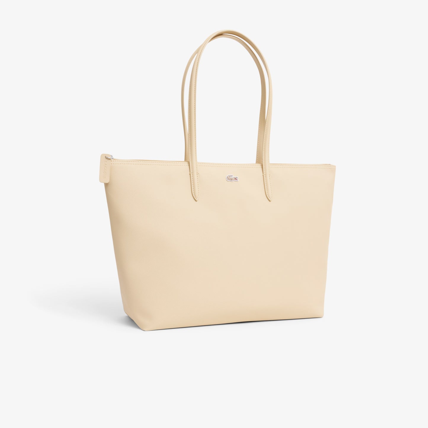 Cartera Lacoste tote grande L.12.12 Beige Claro