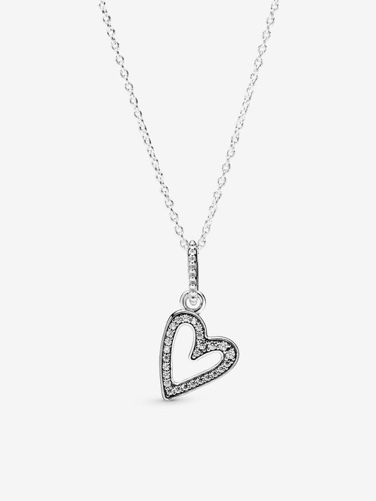 Collar Pandora Corazón Grumoso