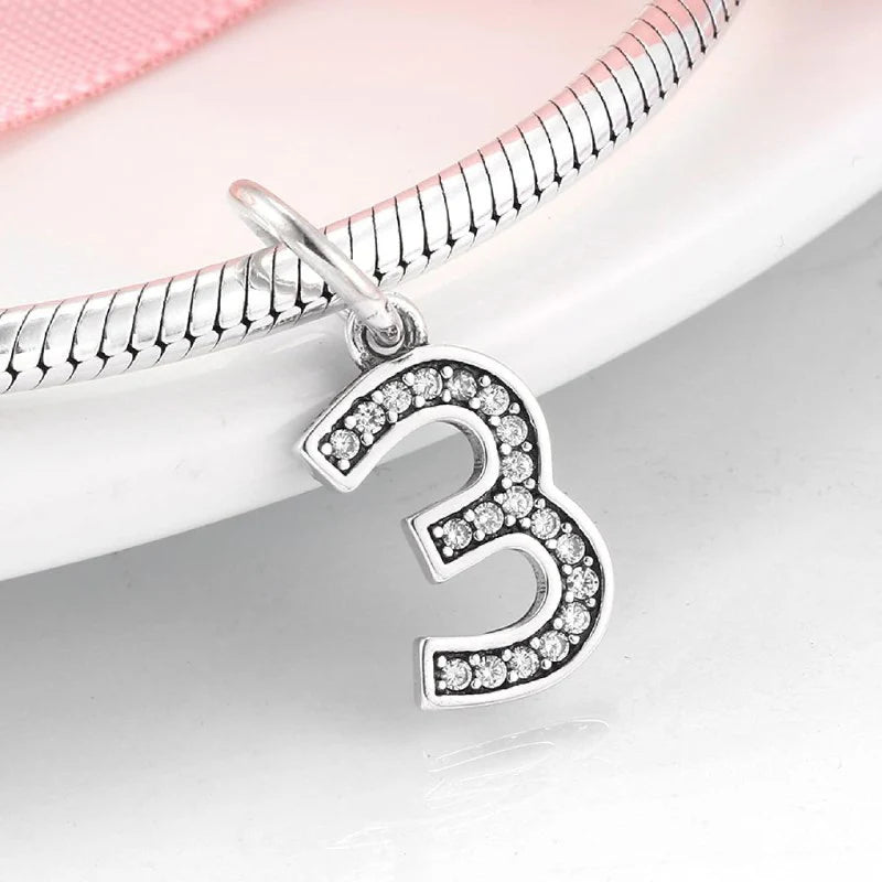 Charm Pandora Números 1-9
