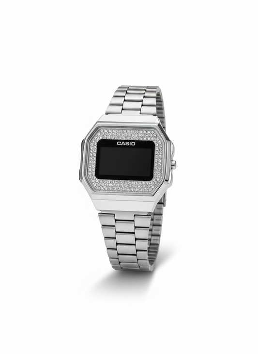 Reloj Casio Vintage Brillante Plateado