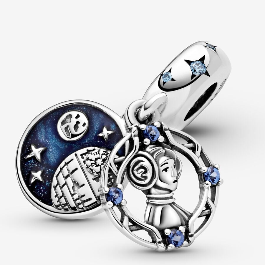 Charm Pandora Star Wars Princess Leia Double Dangle Charm