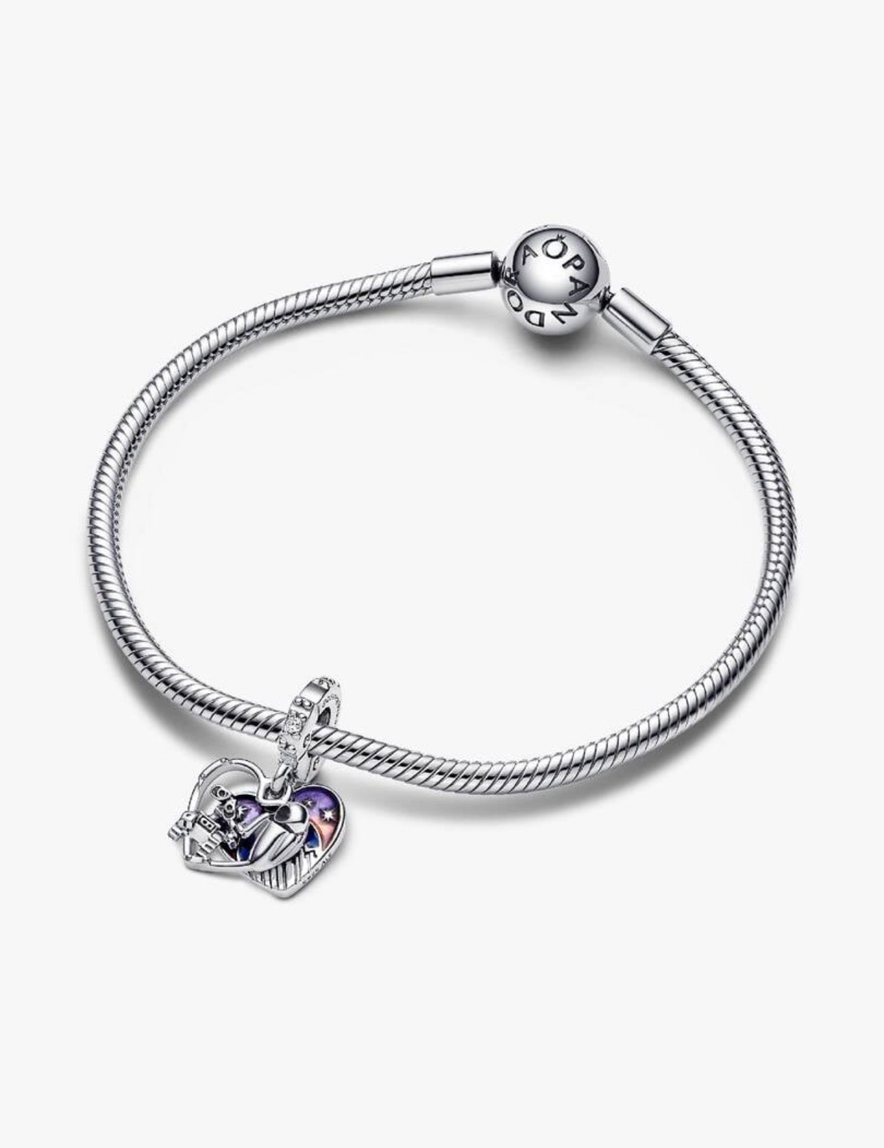 Charm Pandora Disney Pixar Wall-E & Eve que brilla en la oscuridad