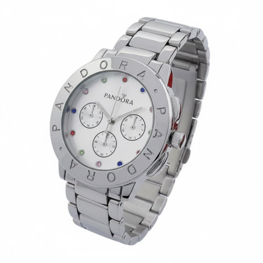 Reloj Pandora Cronógrafo Plateado