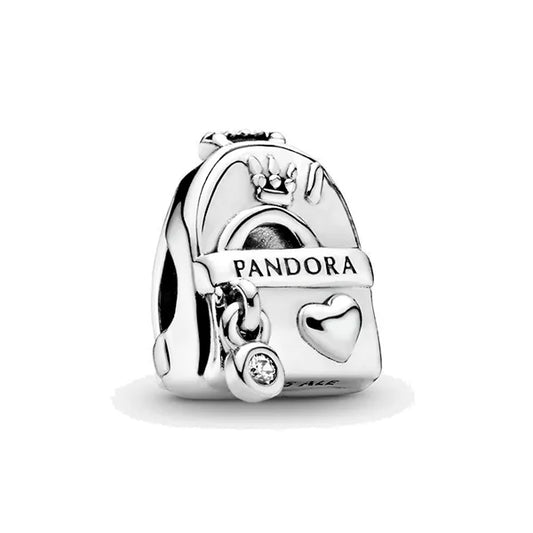 Charm Pandora Mochila Pandora Plateada