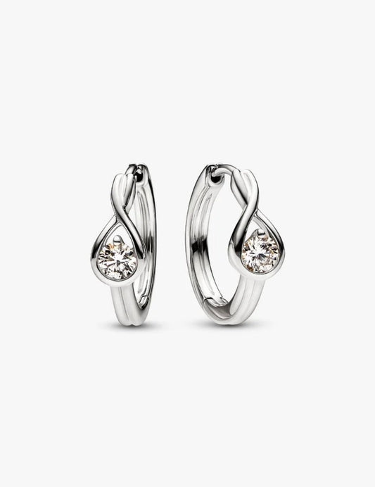 Argollas Pandora Infinito Con Zirconia