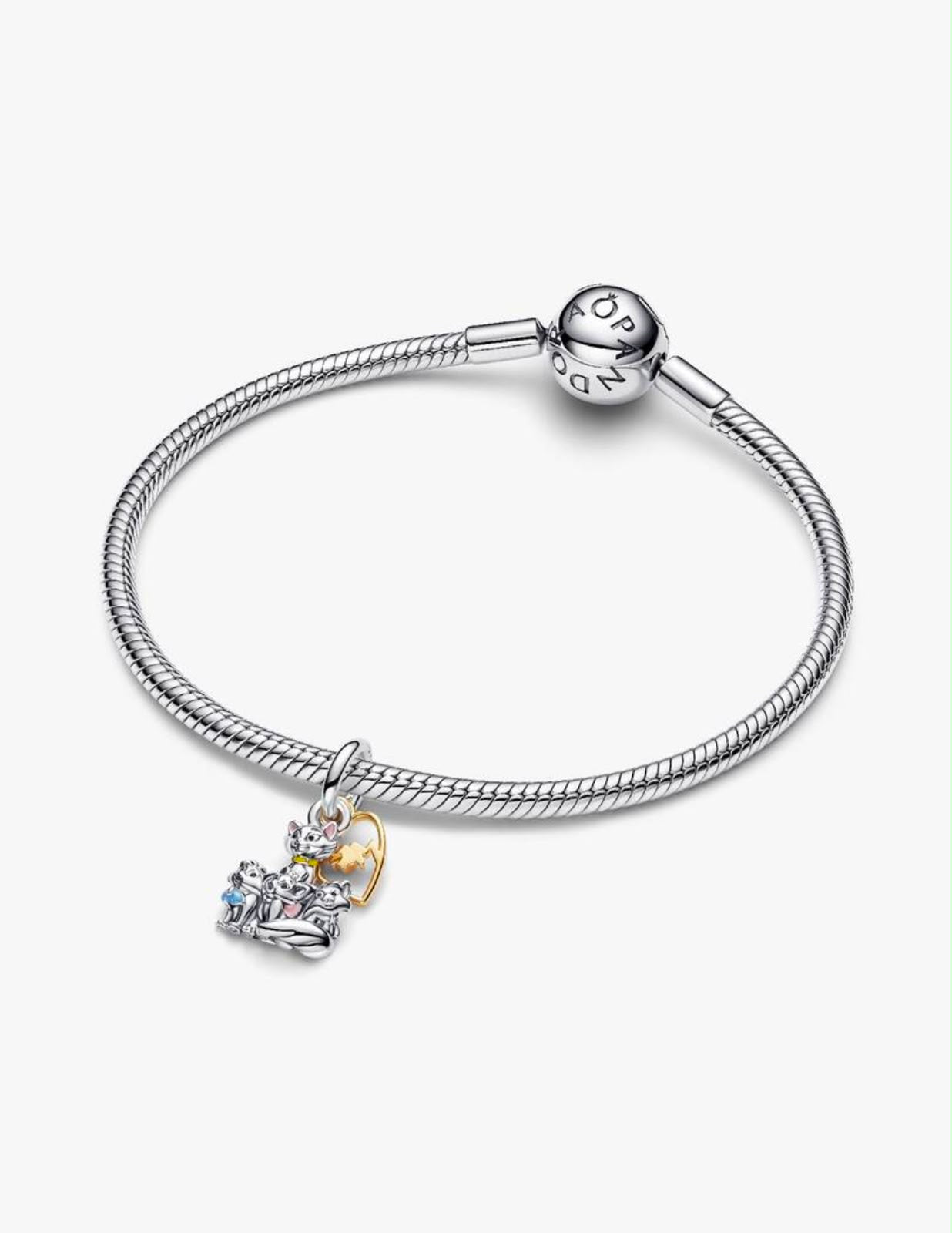 Charm Pandora Corazon y mariposa entrelazados