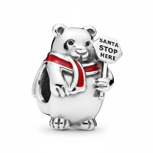 Charm Pandora Oso Polar Navidad