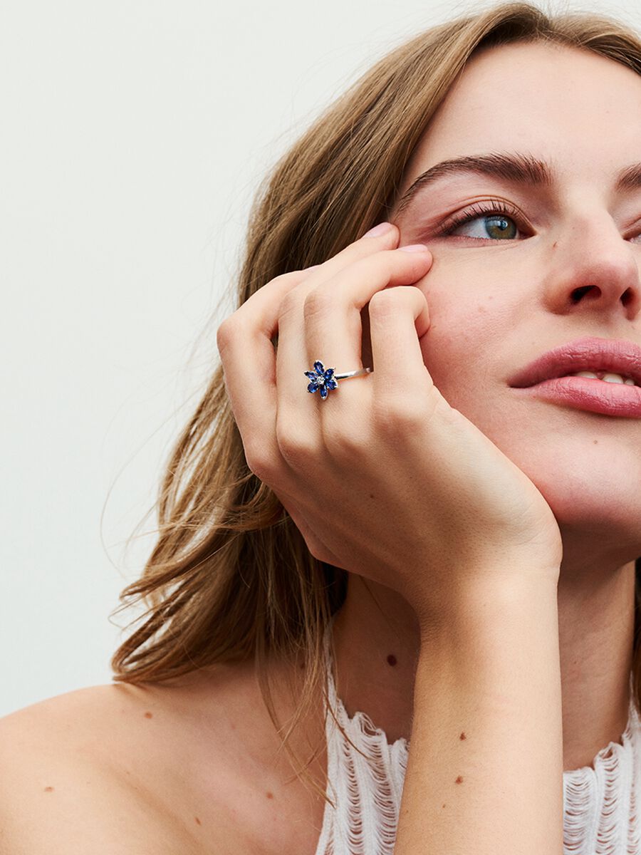 Anillo Pandora Herbario Brillante