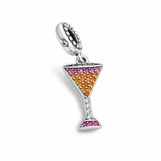 Charm Pandora Coctel De Colores Con Zirconias
