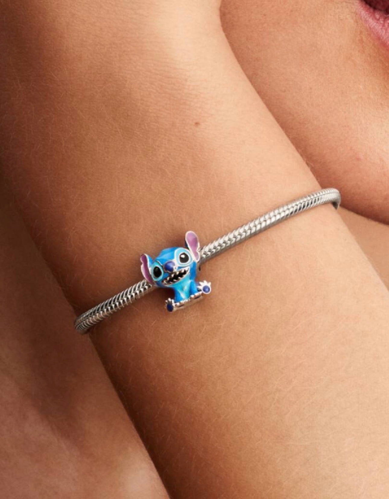 Charm Pandora Stitch Azul de Disney