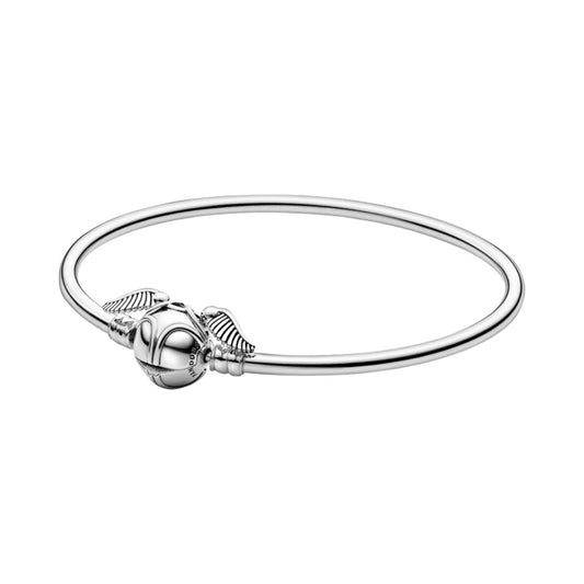 Pulsera Pandora Rígida Moments con Cierre Snitch Dorada Harry Potter